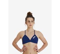 Top bikini Arena Team Tie Back Solid blu marino bianco donna - 38