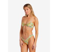 Top bikini Billabong On The Bright Kayden verde arancio rosa donna - L