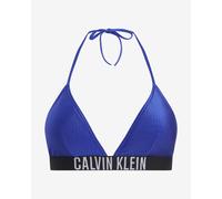 Top bikini Calvin Klein Triangle Shine blu nero bianco donna - S