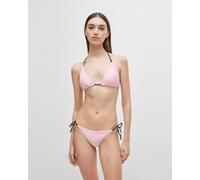 Top bikini HUGO Pure Triangle rosa chiaro donna - L