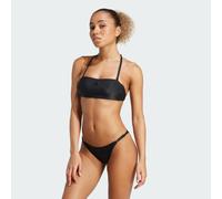Top bikini imbottito a coste Iconisea Bandeau Black 50