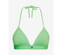 Top bikini Tommy Hilfiger Original Logo verde bianco donna - XS
