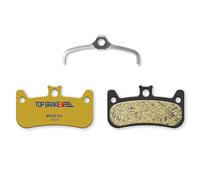 Top Brake BD20 Pastiglie Freno per Bici a Disco per Formula Cura 4 (Premium E+ (mescola E-Bike) -Oro)
