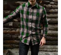 Top camicia abbottonata comoda etichetta moda manica lunga S-2XL morbido