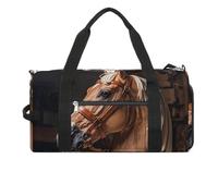 Top Carpenter's Horse Head Borsa da palestra per uomo e donna, borsa da palestra impermeabile, grande borsa da viaggio per allenamento