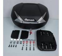 Top case 47L Carbonio Nero catadiottro Bianco Shad SH47 per moto