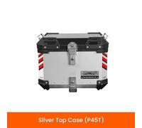 Top Case Alluminio PIKE TRACKER Loboo - 45L Silver