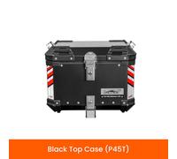 Top Case Alluminio PIKE TRACKER Loboo - Nero / 45L