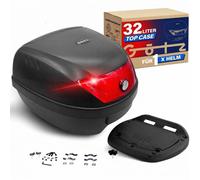 Top Case BMW 32 L Complettset Impermeabile Antishock Kit Completo Nero