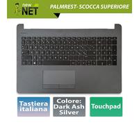Top Case con tastiera IT e touchpad compatibile HP 15-BW059NL 15-BW061NL Silver