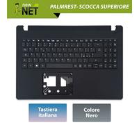 Top Case con tastiera ITA compatibile con Acer TravelMate P50-52 TMP50-52 Nero