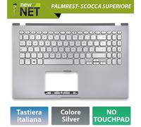 Top Case con tastiera ITA compatibile con ASUS F509JB F509M F509MA F509U Silver