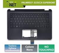Top Case con tastiera ITA compatibile con ASUS Vivobook Flip TP301UA Nero