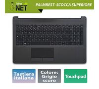 Top Case con tastiera ITA e touchpad compatibile con HP 15t-da100 Gray