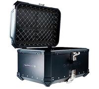Top Case GPR Tech ADV 350 2022/2023 e5 Top Case ALPI-Tech 55 LT Nero Alloggiamento Superiore in Alluminio, Colore Nero Argento con Piastra specifica inclusa Capacità 55 LT.