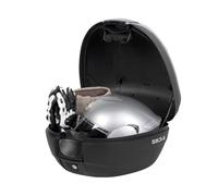 Top case Shad SH34 nero-carbonio da 34 litri con piastra (capacità 1 casco inte