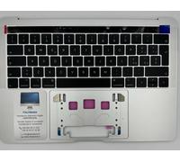 Top case Tastiera Keyboard Macbook pro 13 touch bar A1989 2018 silver argento