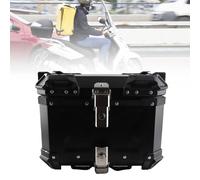 Top Case Universale 45L per Moto - Bauletto Avventura in Alluminio per Casco e Bagagli
