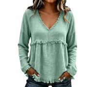 Top casual a maniche lunghe con scollo ampio da indossare tutti i giorni | Progettato con maniche lunghe. Adatto per l'uso quotidiano e stagionale. Selezionare la variante richiesta. Seleziona la