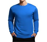 Top casual a maniche lunghe da uomo uomo maglietta girocollo vestibilità ampia top sottili girocollo maglioni casual hip pop ampio streetwear t-shirt a maniche lunghe abbigliamento esterno leggero