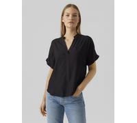 Top casual VERO MODA donna scollo a V diviso polsini risvoltati camicetta manica