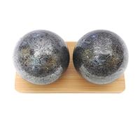 Top Chi Palline in ematite Baoding per terapia delle mani, esercizi e sollievo dallo stress (grande 5,1 cm)