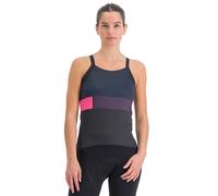 Sportful Snap Sleeveless T-shirt Blu,Grigio L Donna