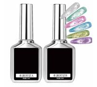Top Coat con Effetto d'Acqua 2 Pezzi Liquido Unghie Water Drop