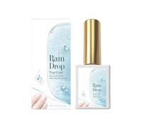 Top Coat d'Acqua Effetto Di Pioggia 3D No Wipe Gel Trasparente | Top Coat Lucido 10ml Per Donne, Saloni E Uso Domestico, Design Artistico Per Unghie