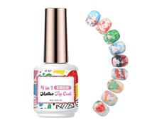 Top Coat Gel - 15 ml in e a lunga durata - Gel Topcoat per disegnare e sigillare - per principianti professionisti, mamma, moglie, fidanzata, salone, casa, studio