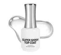 Top Coat trasparente, 3,2 x 8 cm, rivestimento per unghie dei piedi, lunga durata, asciugatura rapida, non ingiallisce, con pennello, per la casa per salone, forniture di bellezza, migliore