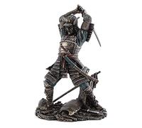 Top Collection Statuetta giapponese del guerriero samurai veronese in battaglia