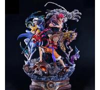 TOP Collezione statue statuine UNICO PEZZO RUFY + LEGGE TRAFALGAR + EUSTASS KID