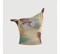 Top Con Collo Asimmetrico Tie Dye, Stampa Ombre, Stampa Marmo Avvertenza: A causa del processo di tintura specializzata ogni indumento è unicoL,M,S,XL,XS,XXL,XXS,XXXL,XXXXLTie DyeTessuto in maglia