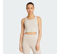 adidas Training - All Me - Top senza maniche con reggiseno a sostegno medio beige-Neutro M