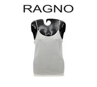 Top con spalline Donna, Seta, Bianco , Puro Istinto, 7114E Ragno