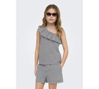 Top con stampa vichy Nero 10 anni - 138 cm Vichy