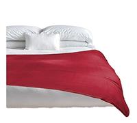 TOP Coperta 100% impermeabile rosso/grigio Jumbo 80 x 60 per adulti e animali domestici, tutto asciutto non importa quanto si bagna! Ultra-morbida, silenziosa, a prova di perdite, protezione per