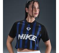 Top corto a manica corta Nike Sportswear - Donna - Blu XS (IT 36-38)