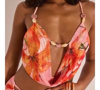 Top corto con scollo a V e stampa floreale, adatto per vacanze estive, feste di compleanno in spiaggia, concerti country, ufficio, uscite serali, appuntamenti, aeroporto L,M,S,XL,XS,XXL,XXS,XXXL,XXXXL