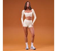 Top corto MP donna Tempo ruched - Cocco - XXL