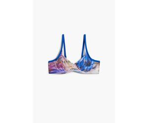 Top costume da bagno donna Desigual Cancun Bleu M