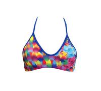 Top costume da bagno donna Turbo Surf And Flower Pattern Mare Multicolore M