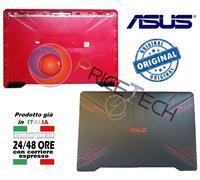 Top Cover Scocca Back LCD BLACK & RED ORIGINALE per ASUS FX504 FX504G Series