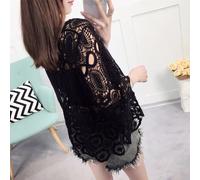 Top Crop A Tre Quarti In Macramé Hollow Per Donne Bolero Shrug Sciarpa Coperta