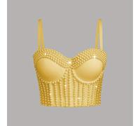 Top Crop In Pizzo Per Donne, Bustier, Bralette, Corsetto, Clubwear, Canotta