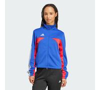 Adidas Giacca Tiro Nation Pack ttselubl/purrub/white da Donna S Azzurro