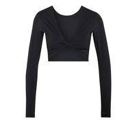 Top da allenamento torcigliato donna adidas Noir XS