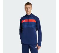 Top da allenamento Winterized Tiro 25 Essentials Team Navy Blue 2 / Red / White XL