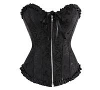 Top da donna, corsetto senza spalline in raso con lacci e balene da donna, di grandi dimensioni, lingerie da sposa, body gotico, body corsetto sotto il petto costume sexy di Halloween